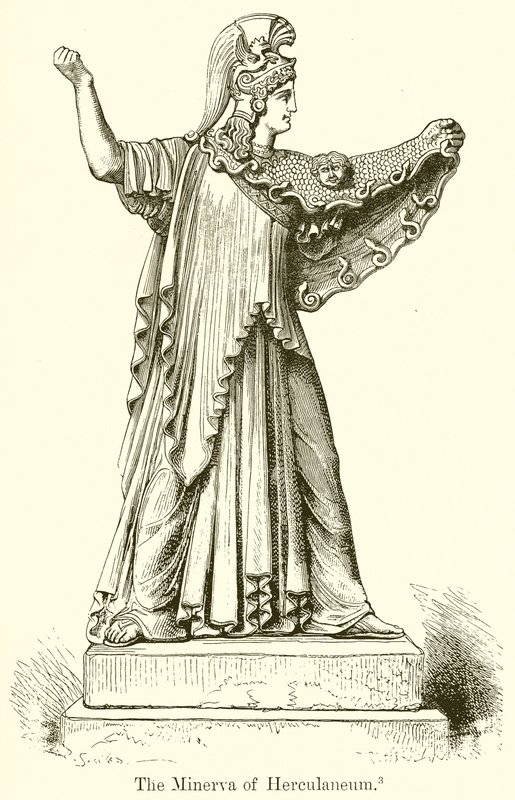 Die Minerva von Herculaneum von English School