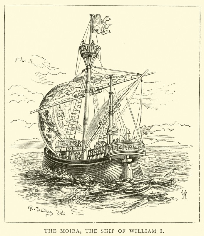 Die Moira, das Schiff von Wilhelm I. von English School