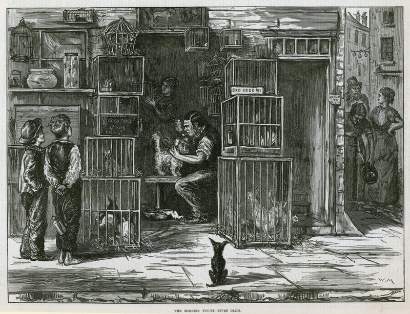 Die Morgentoilette, Seven Dials von English School