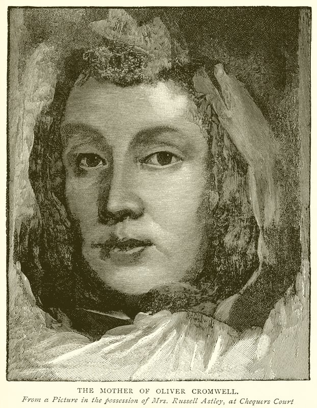Die Mutter von Oliver Cromwell von English School
