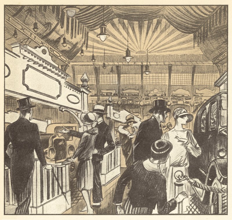 Die Automobilausstellung von English School