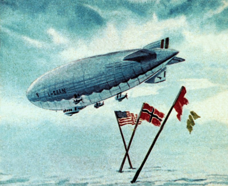 Das Luftschiff Norge von English School