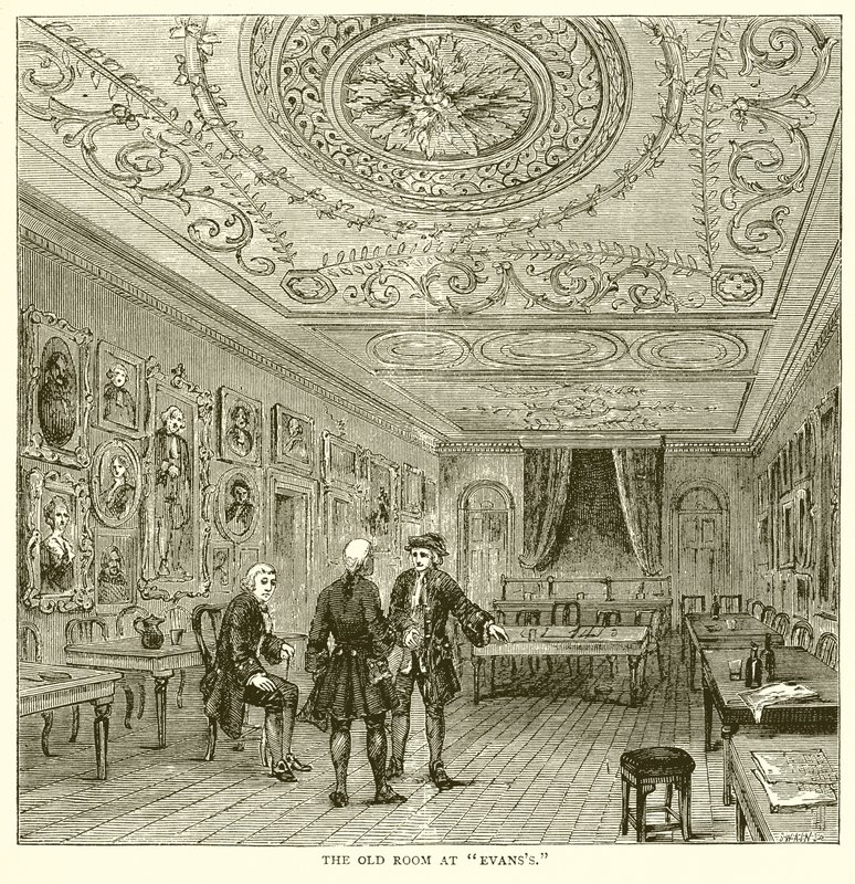 Der alte Raum bei Evans von English School