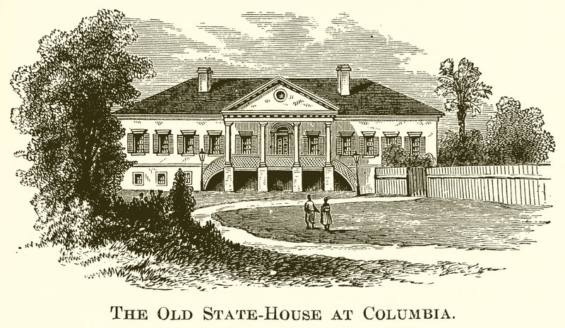Das alte Staatshaus in Columbia von English School