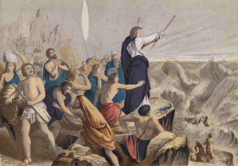 Der Sturz des Heeres des Pharao von English School