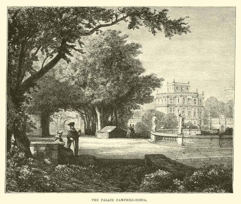 Der Palast Pamphili-Doria von English School