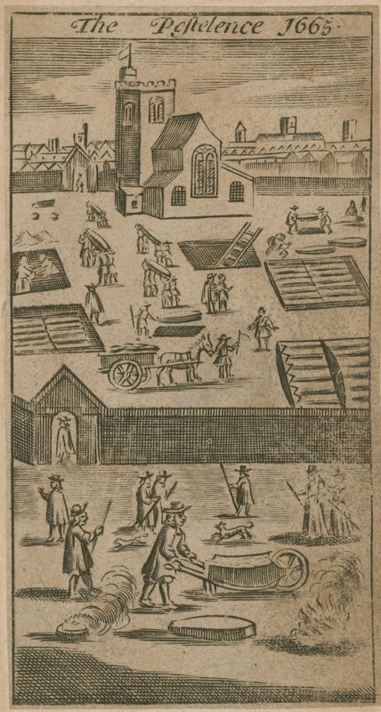Die Pest 1665 von English School