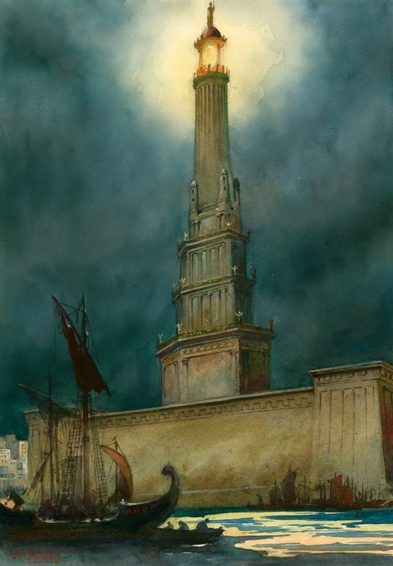 Der Pharos von Alexandria von English School