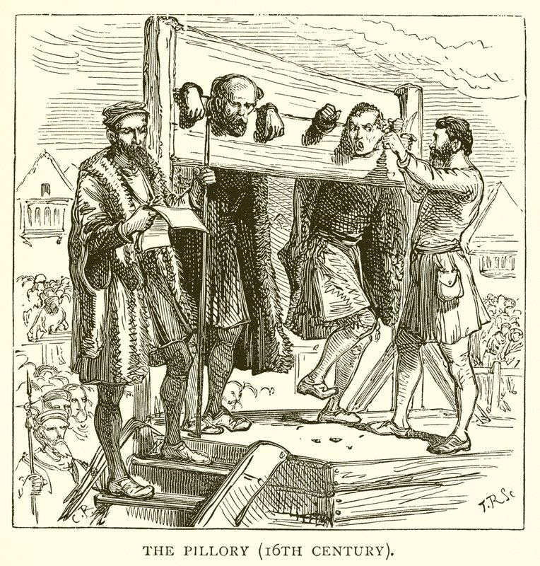 Der Pranger (16. Jahrhundert) von English School