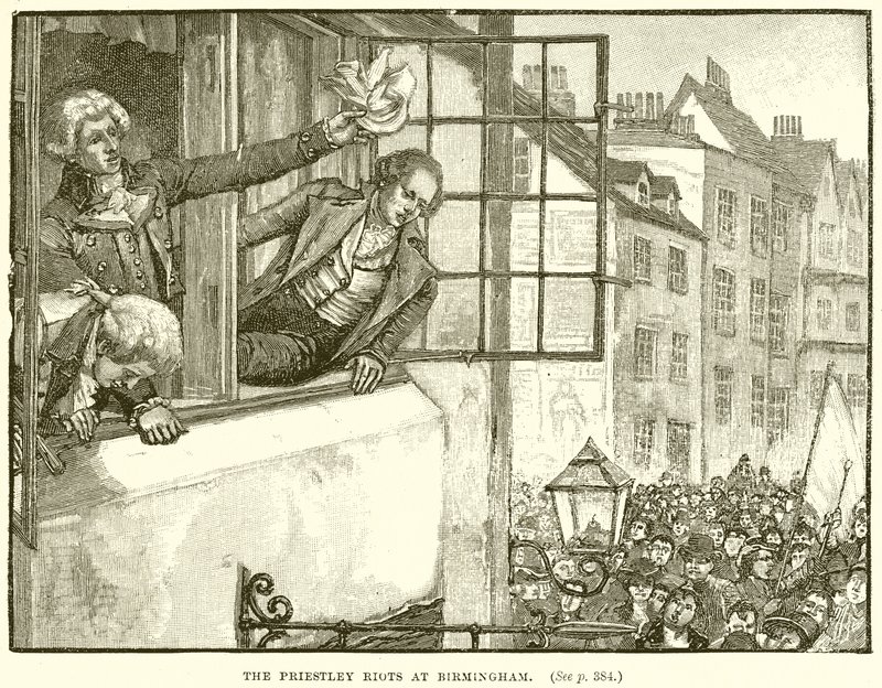 Die Priestley-Unruhen in Birmingham von English School