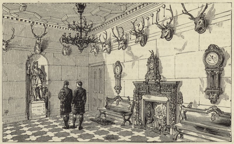 Die Königin in Balmoral von English School