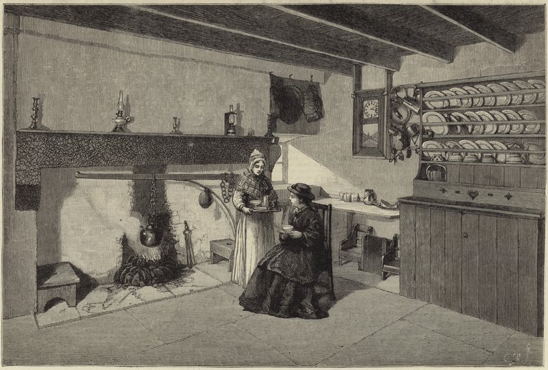 Die Königin in Balmoral von English School