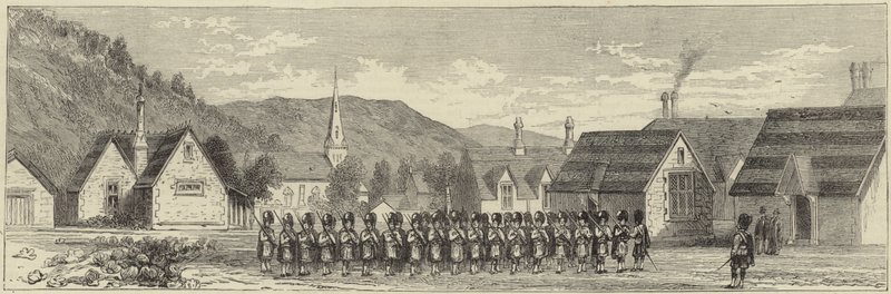 Die Königin in Balmoral von English School