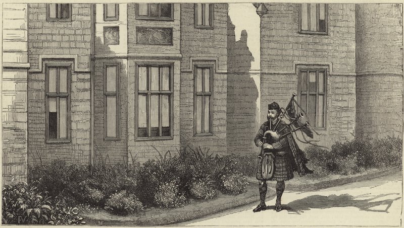 Die Königin in Balmoral von English School