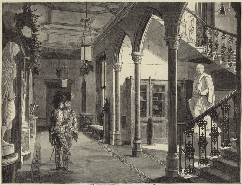 Die Königin in Balmoral von English School