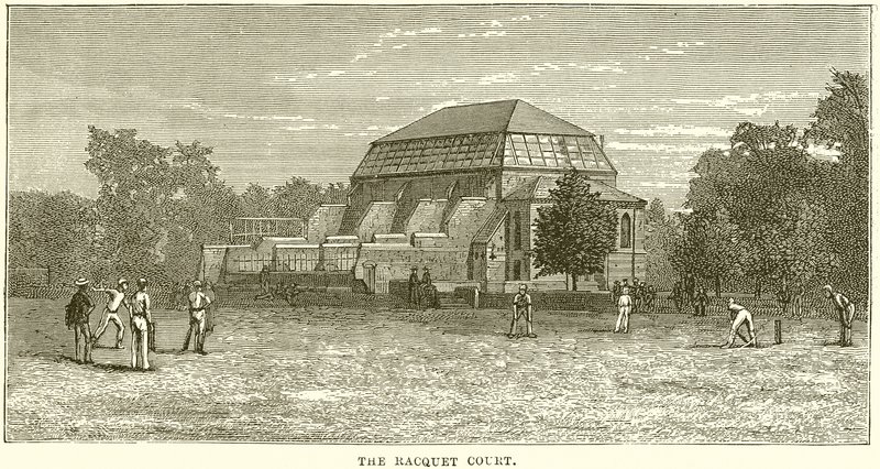 Der Racket Court von English School