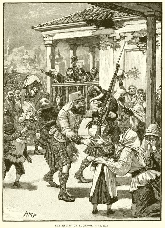 Die Entlastung von Lucknow von English School