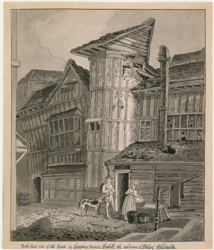 Die Residenz von Richard Whittington von English School