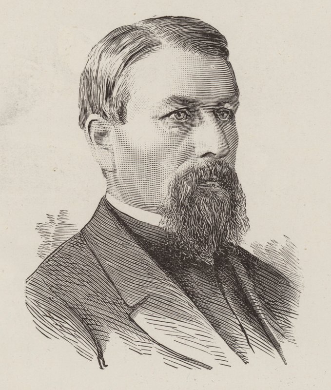 Der Reverend Edward Bradley (Gravur) von English School