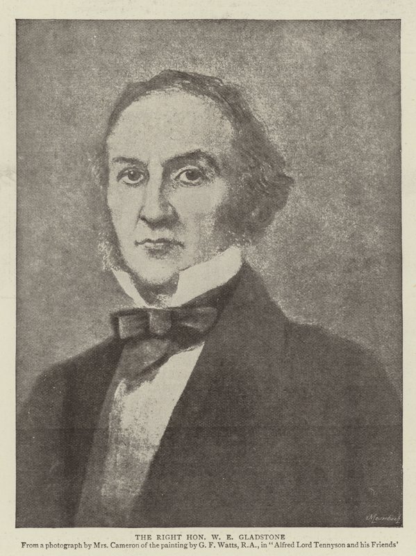 Der ehrenwerte W E Gladstone (Lithographie) von English School