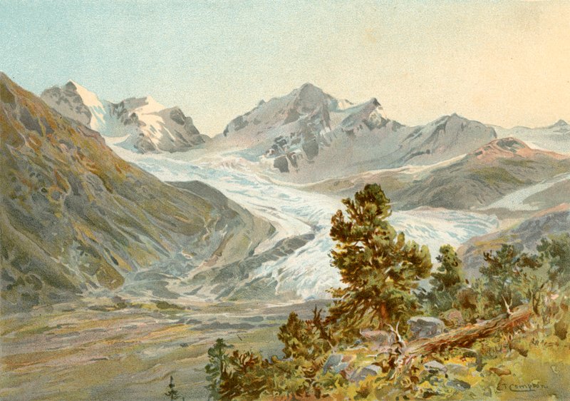 Der Rosegg-Gletscher von English School