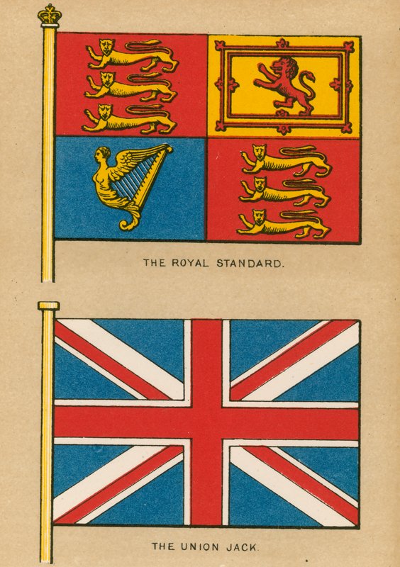 Die königliche Standarte. Der Union Jack von English School