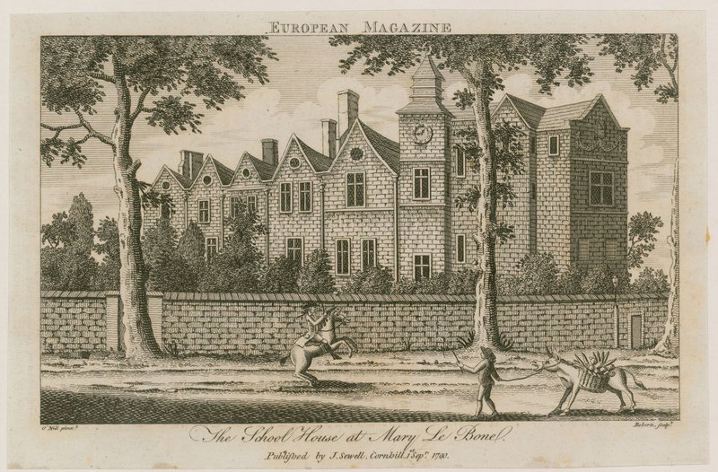 Das Schulhaus in Marylebone, London von English School