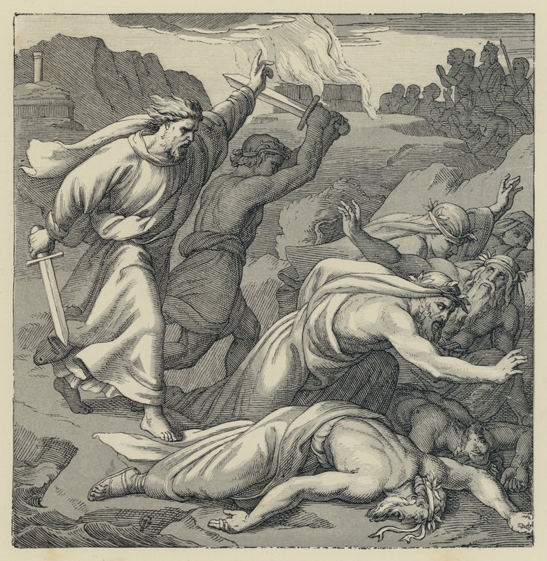 Der zweite Psalm (Gravur) von English School