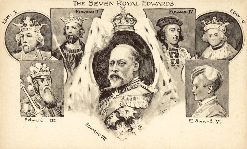 Die sieben königlichen Edwards von English School