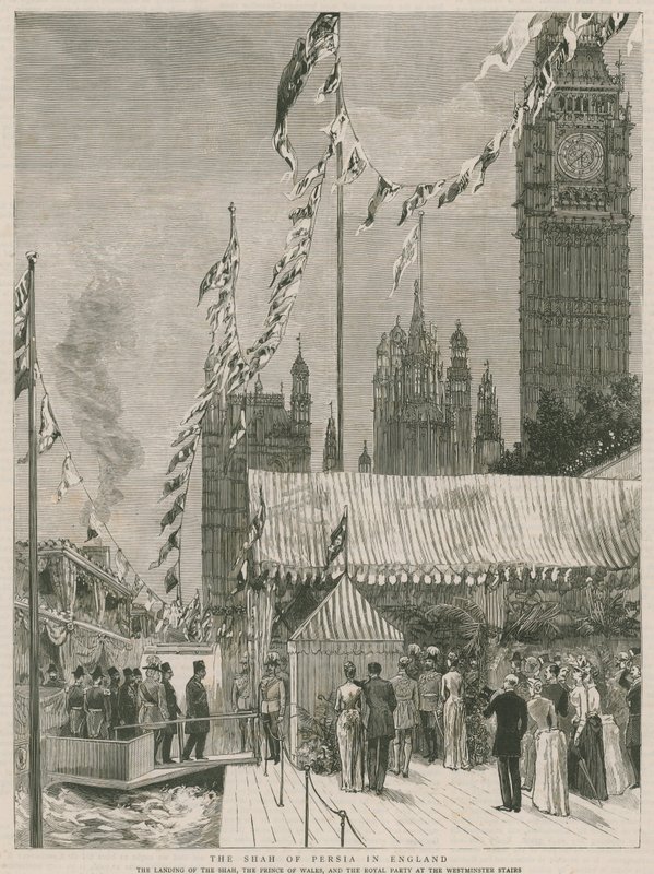 Der Schah von Persien in England von English School