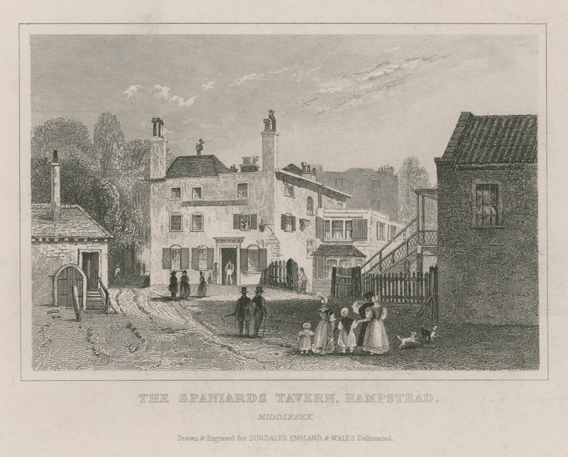 The Spaniards Tavern, Hampstead, London von English School