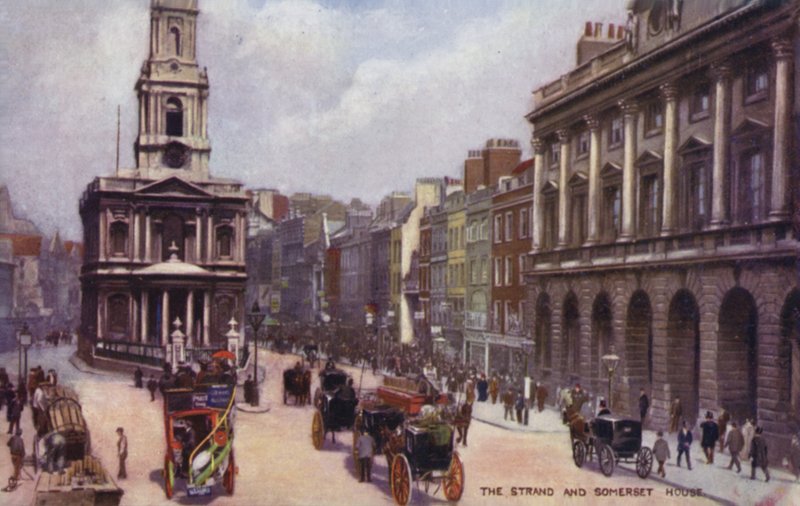 The Strand und Somerset House von English School
