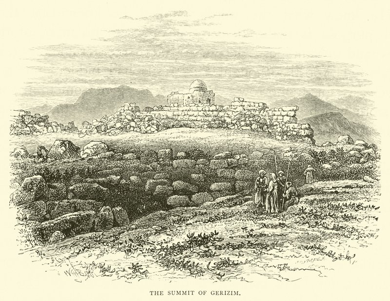 Der Gipfel von Gerizim von English School