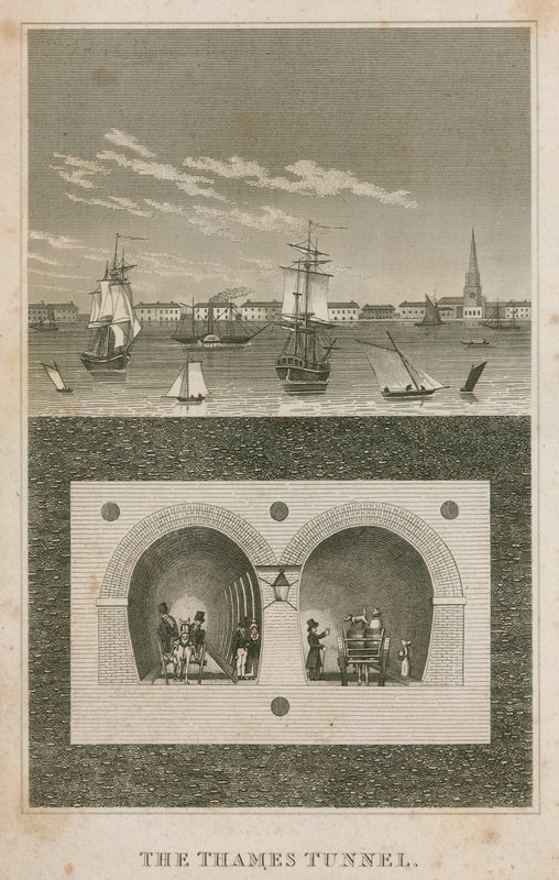 Der Thames-Tunnel von English School