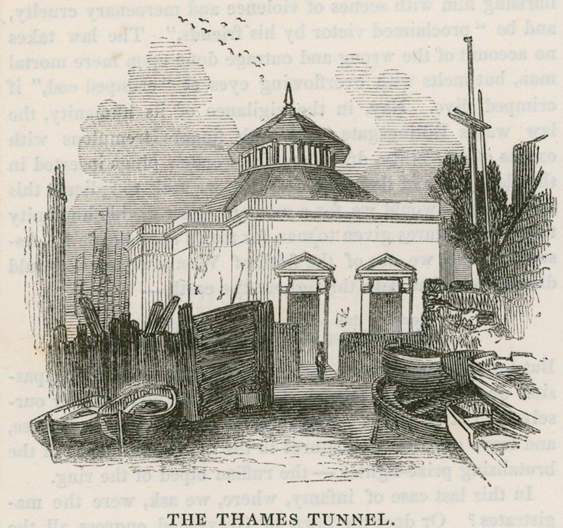 Der Thames-Tunnel von English School