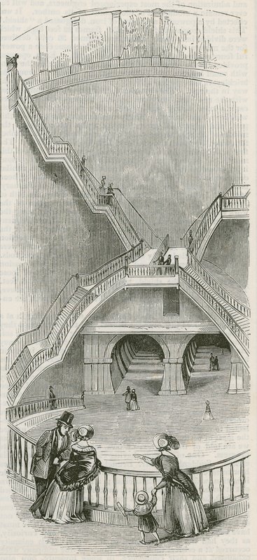 Der Thames-Tunnel von English School
