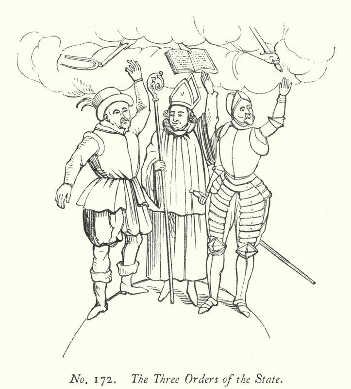 Die drei Stände des Staates von English School