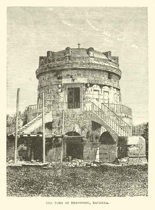 Das Grab von Theoderich, Ravenna von English School