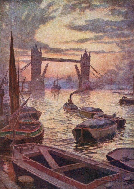 Die Tower Bridge von English School