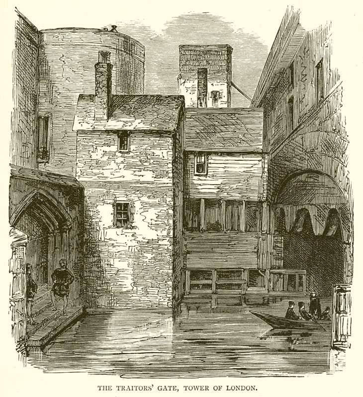 Das Verrätertor, Tower of London von English School