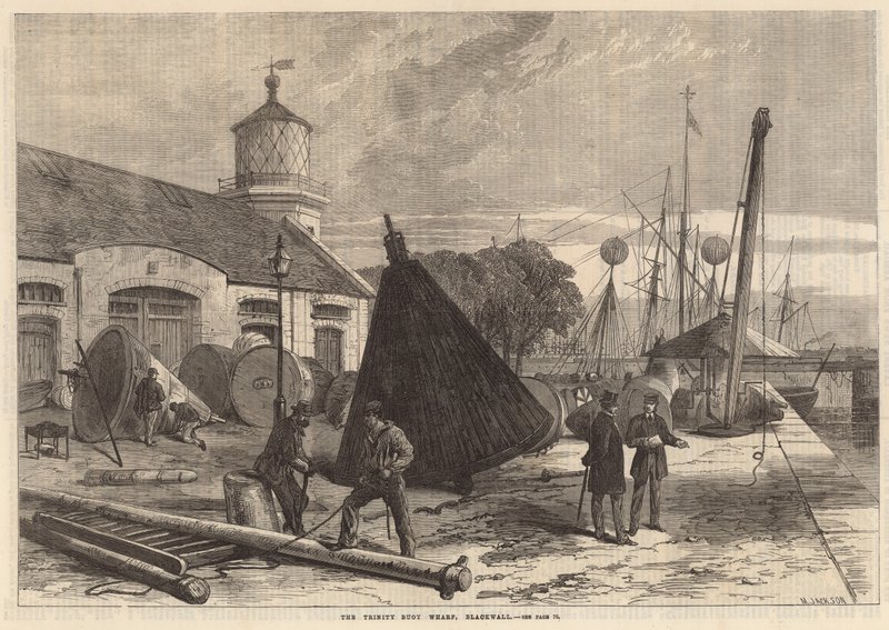 Der Trinity Wharf, Blackwall von English School