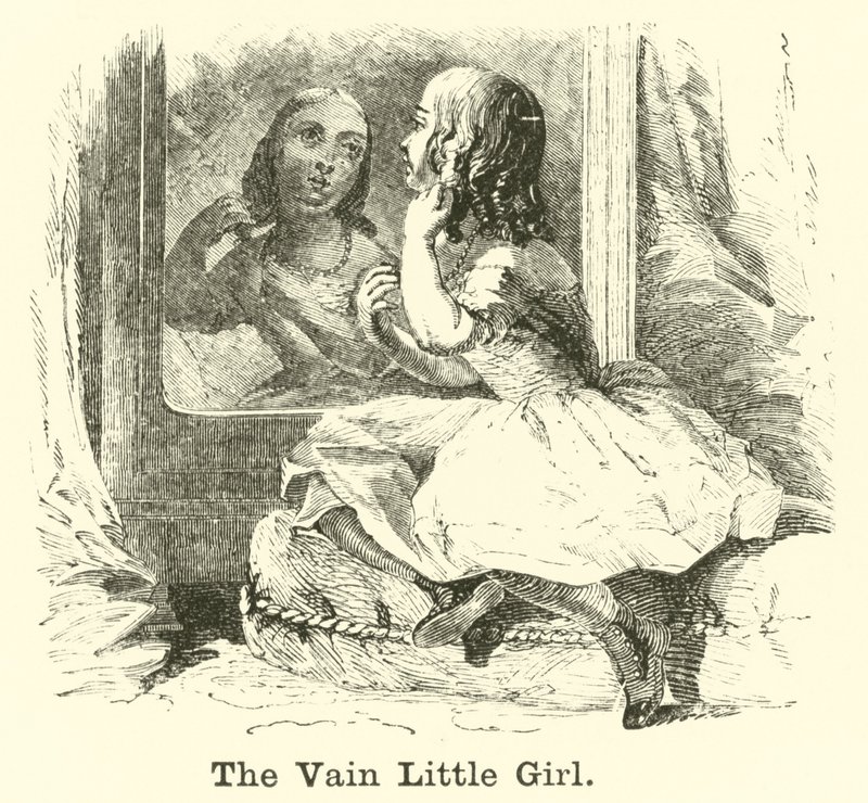 Das eitle kleine Mädchen von English School