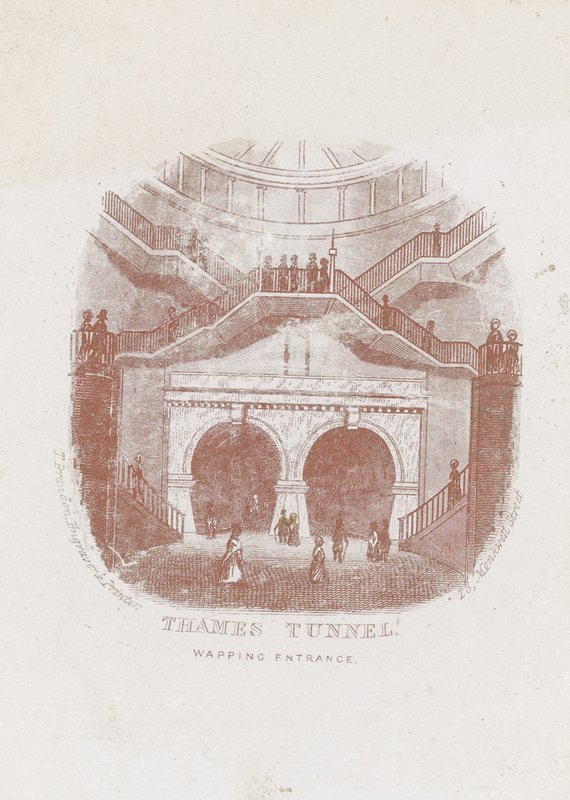 Der Wapping-Eingang des Themse-Tunnels von English School