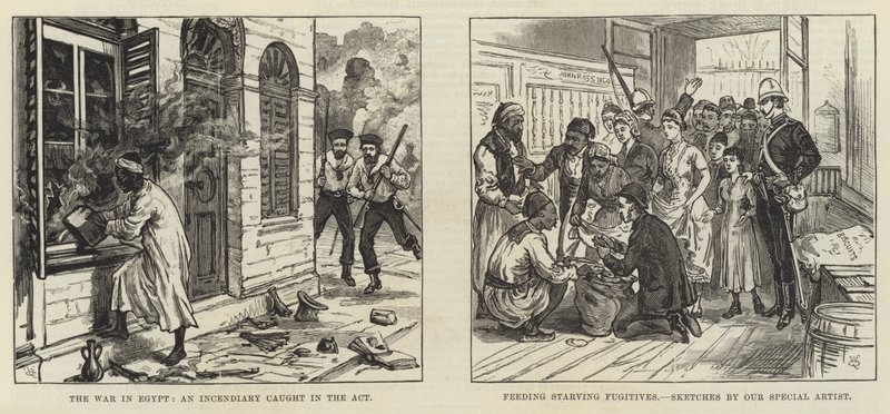 Der Krieg in Ägypten (Stich) von English School