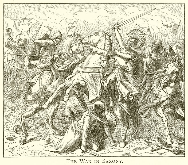 Der Krieg in Sachsen von English School