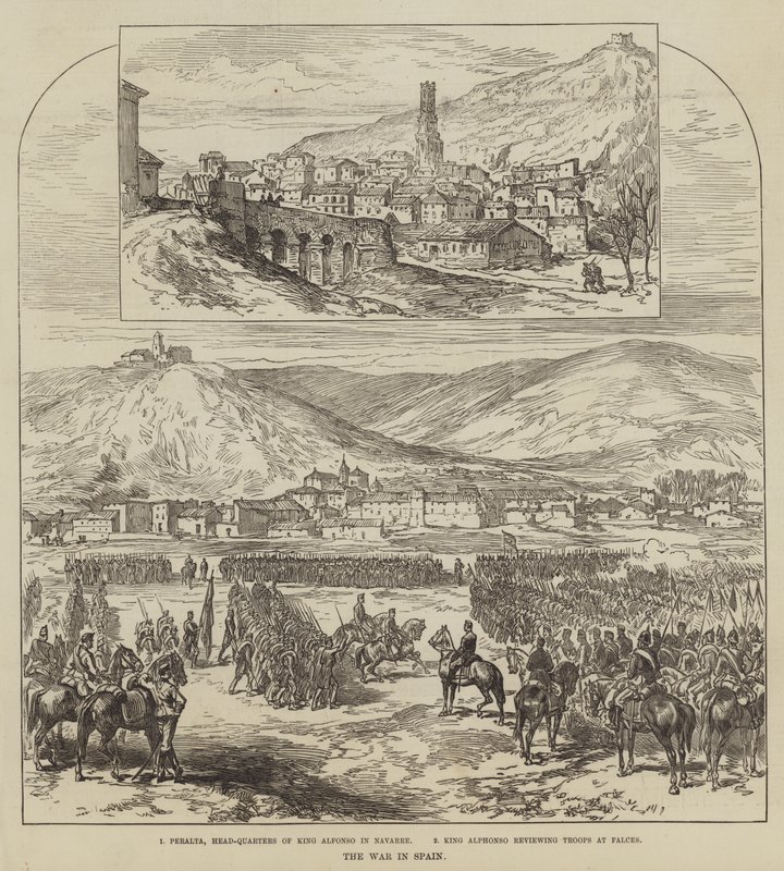 Der Krieg in Spanien (Stich) von English School