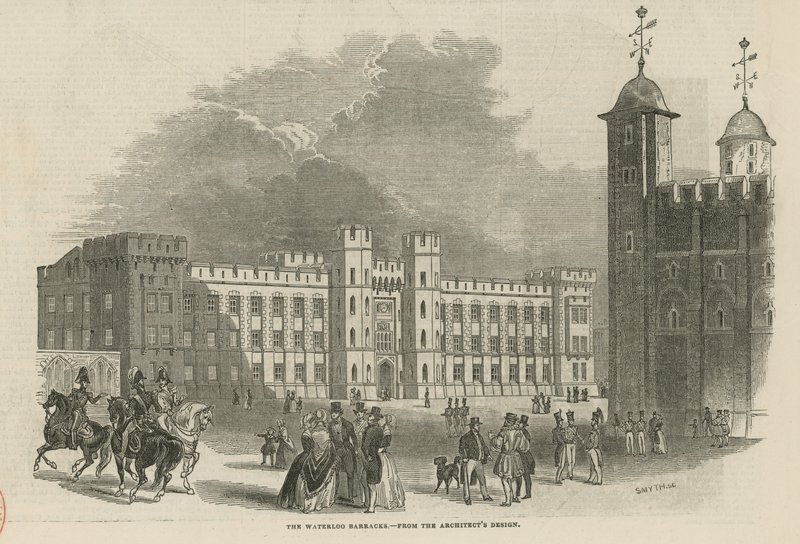Die Waterloo-Kaserne von English School