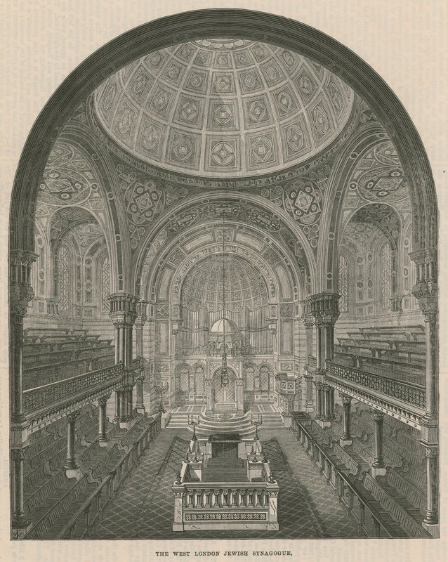 Die West Londoner jüdische Synagoge von English School