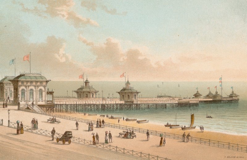 Der West Pier--Brighton von English School