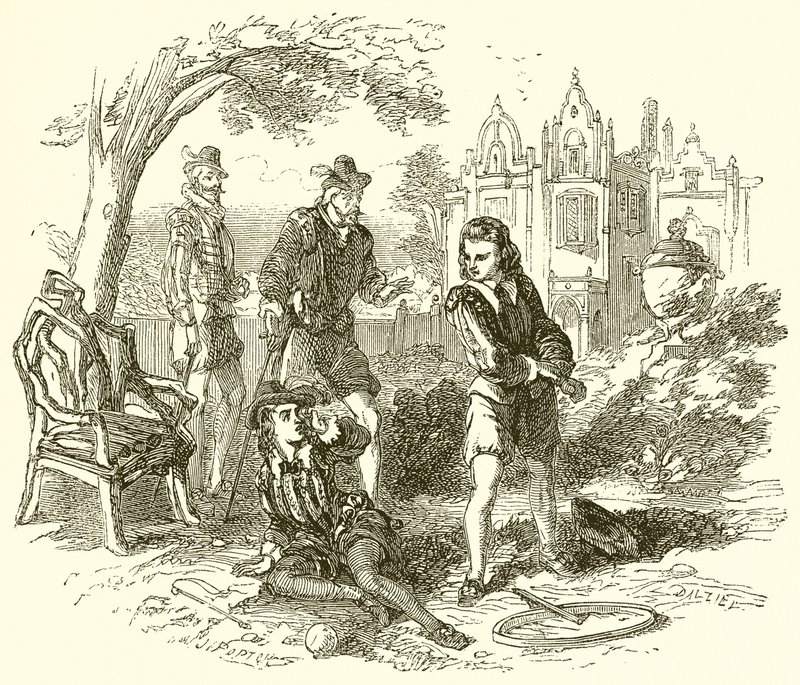 Der junge Oliver Cromwell von English School